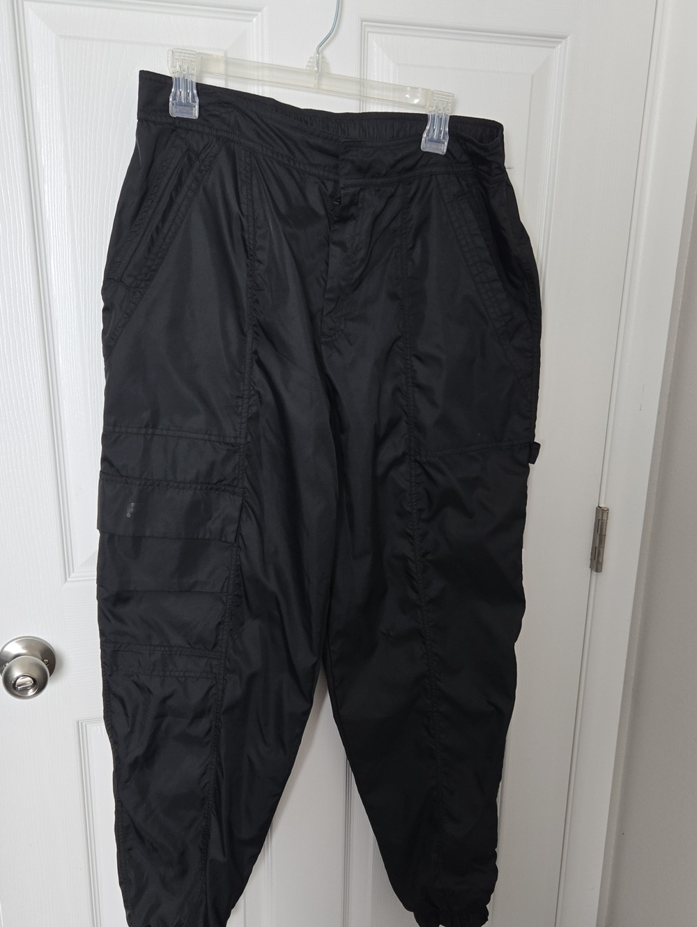 Fabletics Black Women's Cargo Jogger Pants